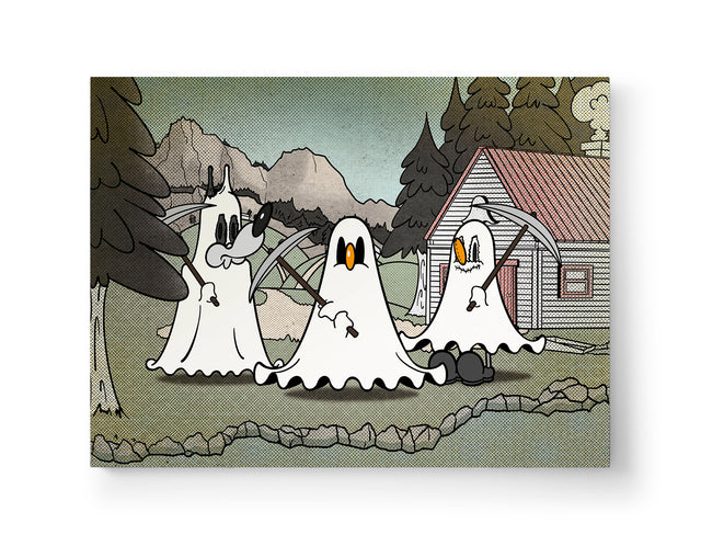 Three Hunters & The Golden Rock 01