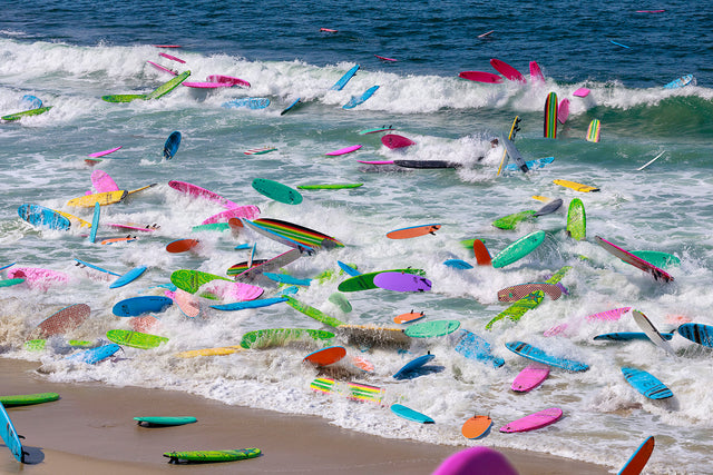 Pelle Cass "Thalia Beach, Friday (Boards)"