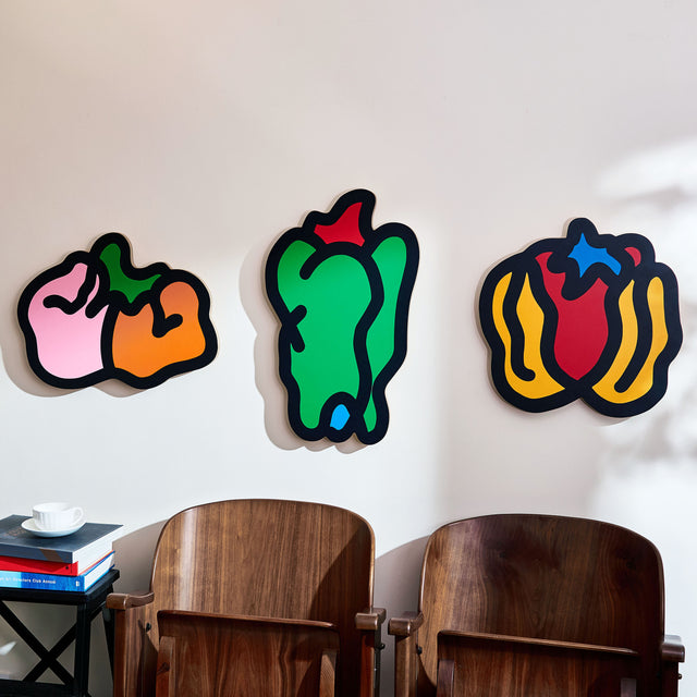 Yudai Nishi Limited Edition Screen Print on Wood 01 (A Set of 3)