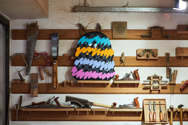 Ryuji Kamiyama "HEAR YOU?" Limited Edition Screen Print on Wood Panel