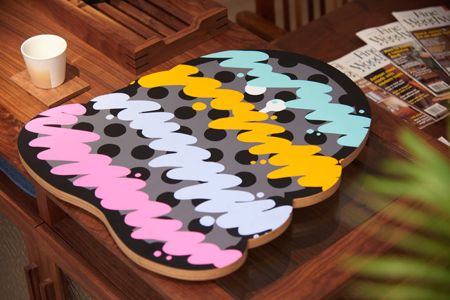 Ryuji Kamiyama "HEAR YOU?" Limited Edition Screen Print on Wood Panel