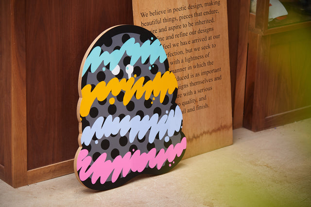 Ryuji Kamiyama "HEAR YOU?" Limited Edition Screen Print on Wood Panel