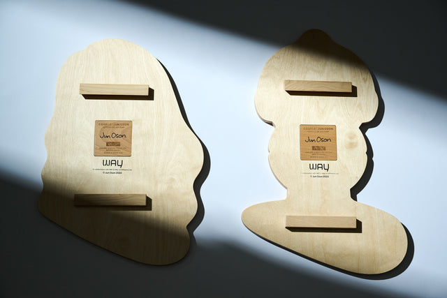 Jun Oson “Couple” Limited Edition Screen Print on Wood Panels.
